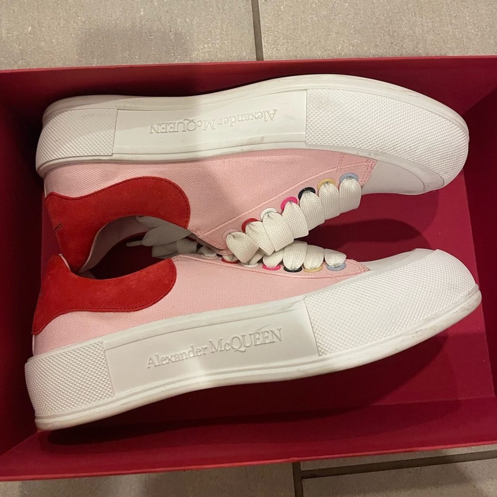 Alexander Mcqueen Pink Sneakers